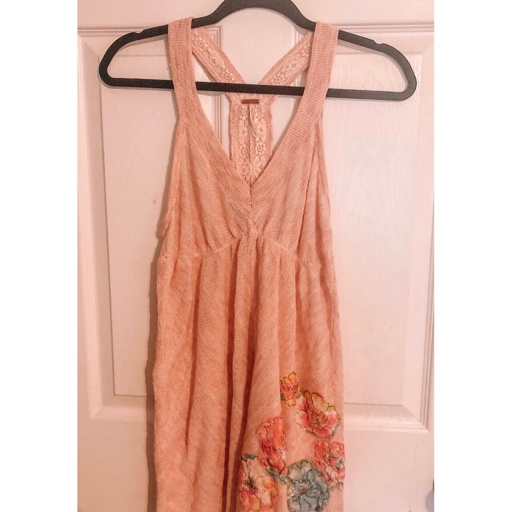 Free people pink tank top